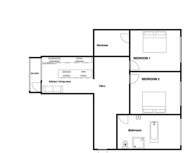 Апартаменты Vesetas Two bedroom Design Apartment Рига-18